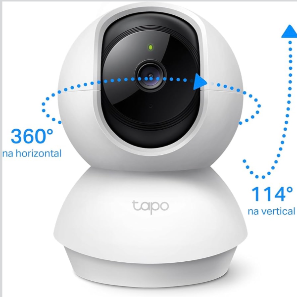 Câmera de segurança Wi-Fi 360° Full HD