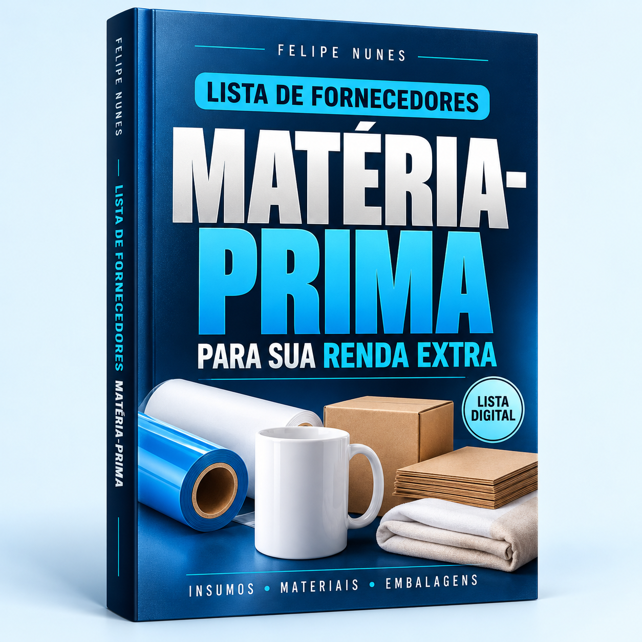 Lista digital de fornecedores de matéria-prima para sua renda extra, por Felipe Nunes
