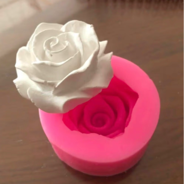 Molde de chocolate rosa 3D